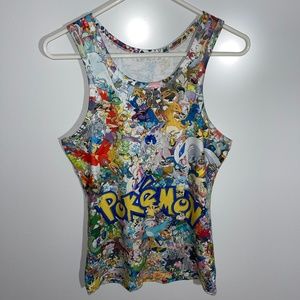 Hard to Find Pokemon Characters‎ 100% Cotton Tank Size Medium